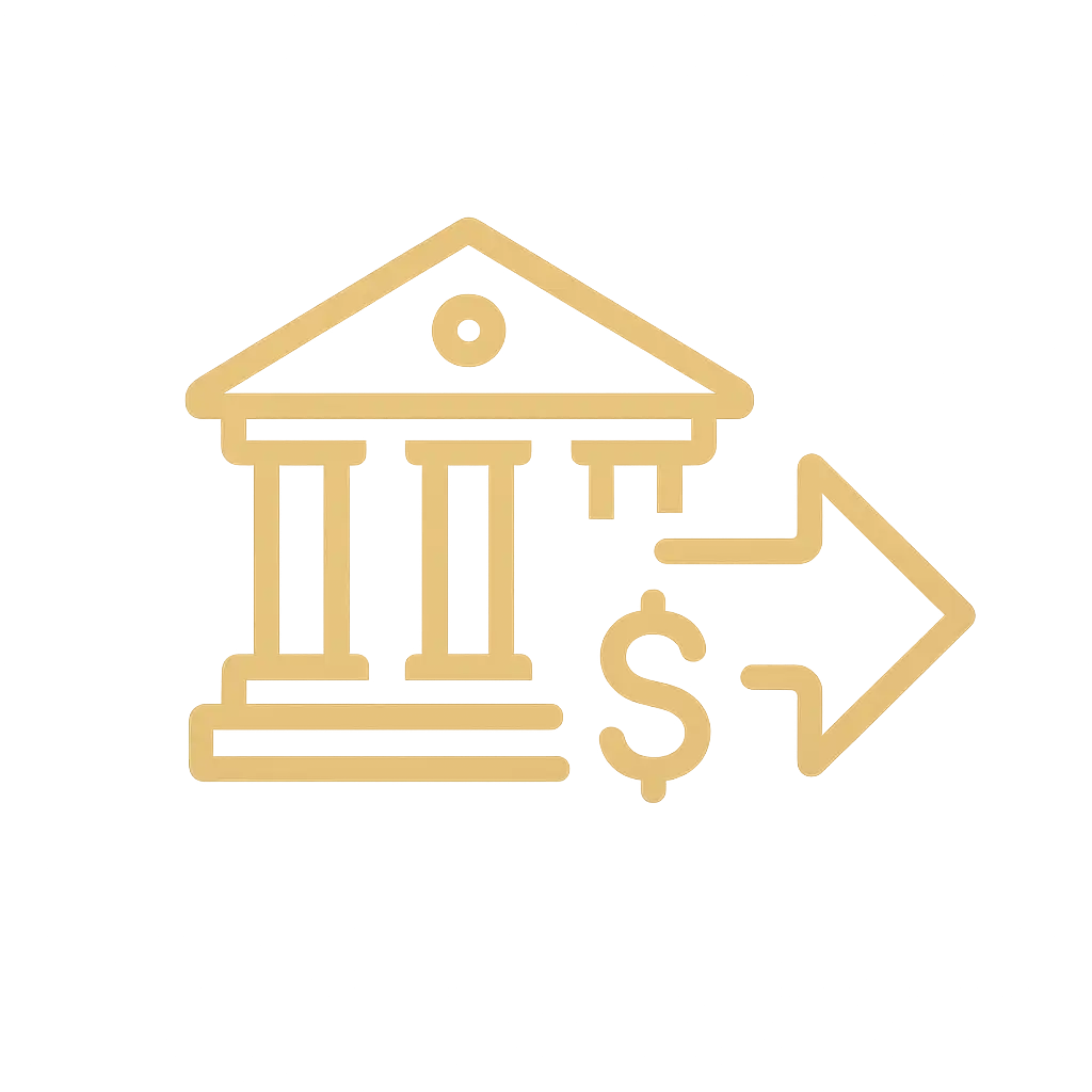 Bank transfer icon